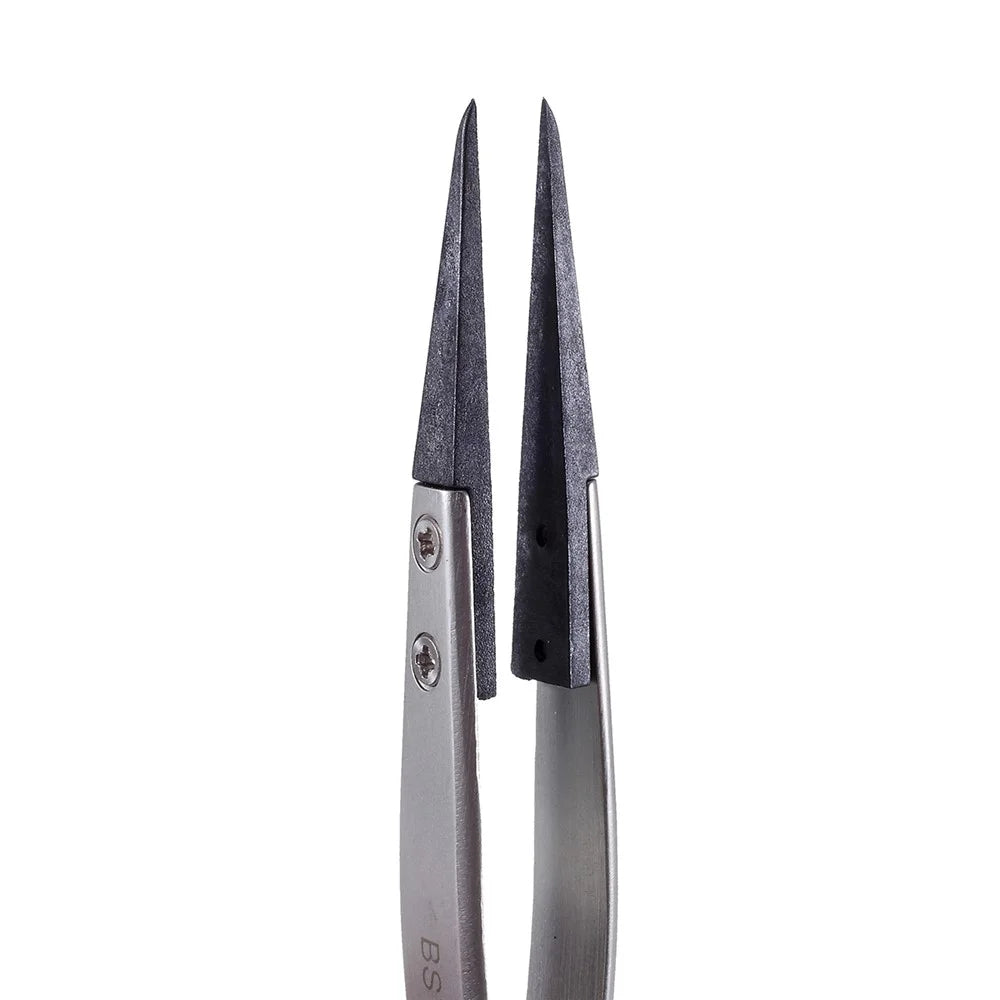 BST-259 High Strength Stainless Steel Tweezers - 4