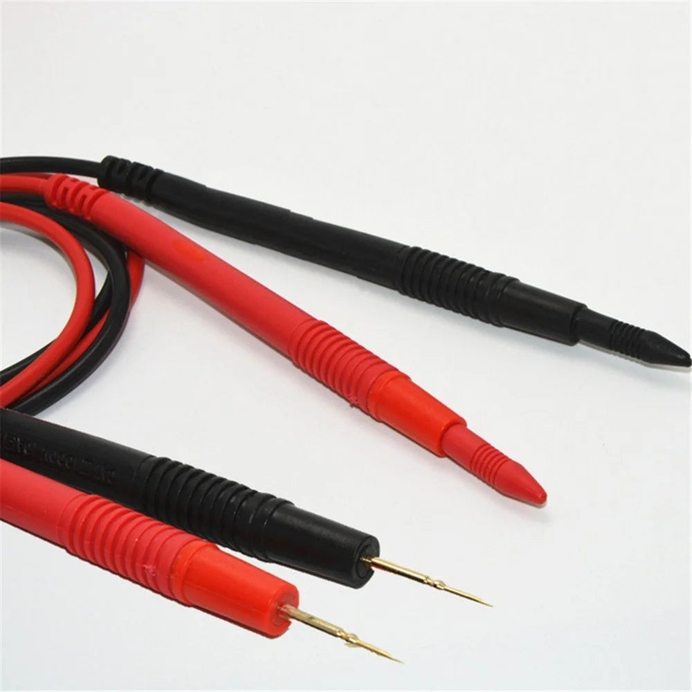 1 Pair Multimeter Test Leads Copper Probe with Ultra Fine Tip (Red and Black) - 2