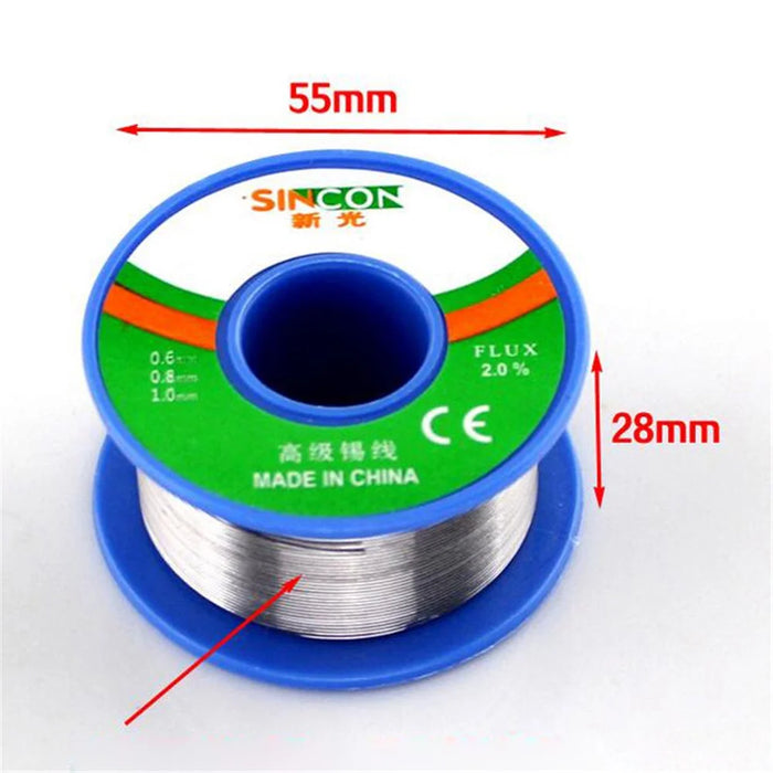 SINCON 1.0mm Flux Soldering Tin Lead Solder Wire Rosin Core - 2