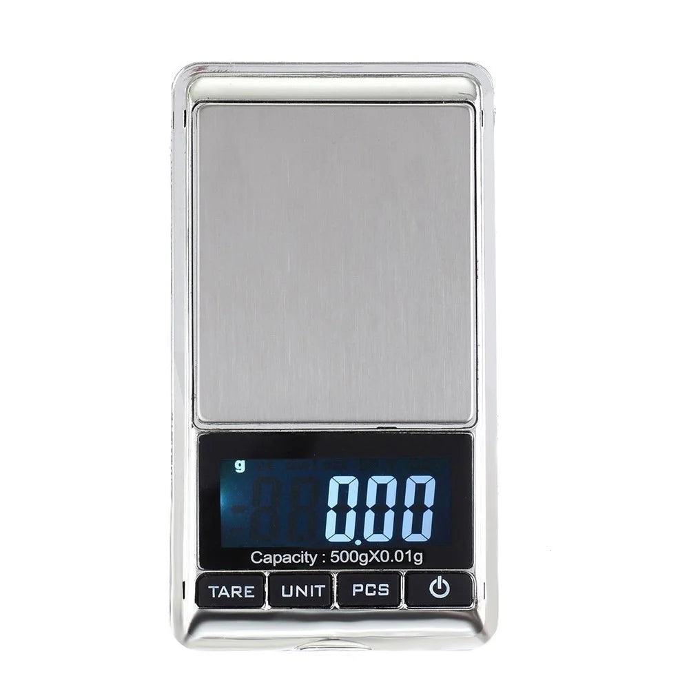 Digital Jewelry Weigh Scale 500g/0.01g LCD Display Pocket Balance - 1