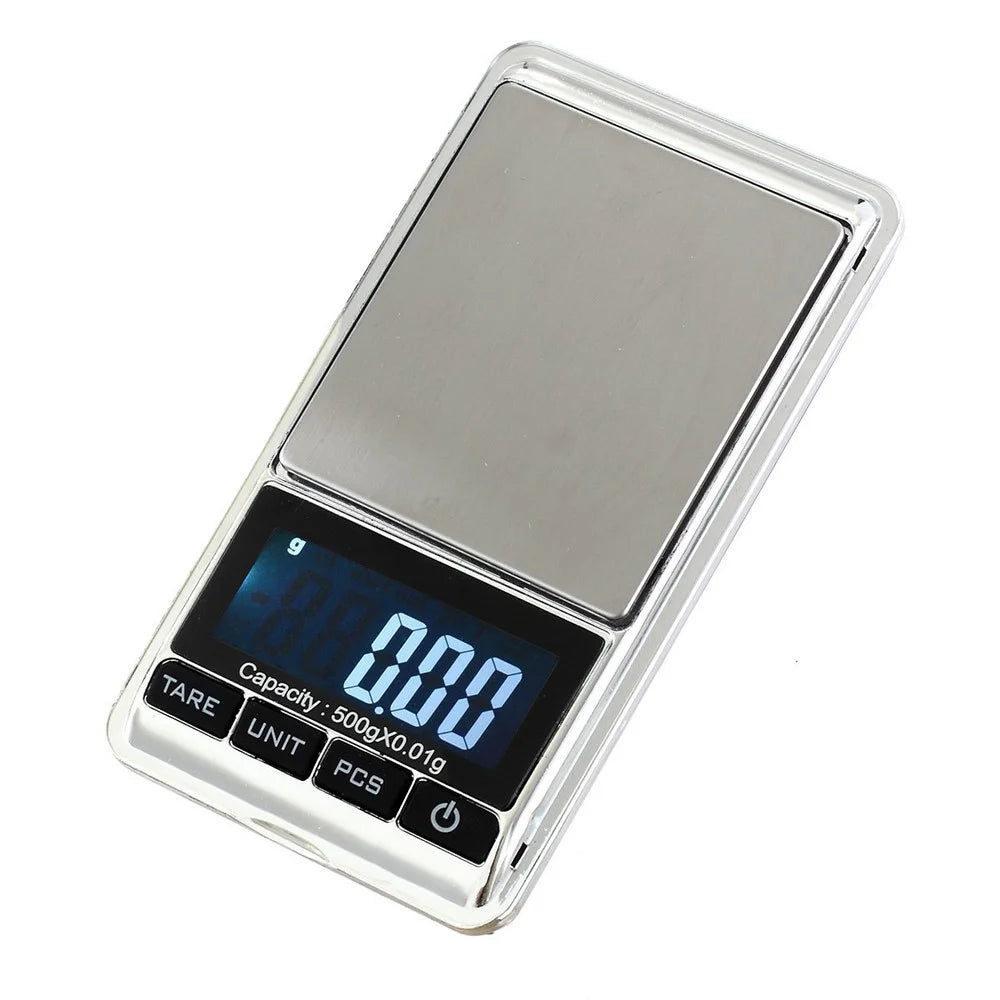 Digital Jewelry Weigh Scale 500g/0.01g LCD Display Pocket Balance - 3