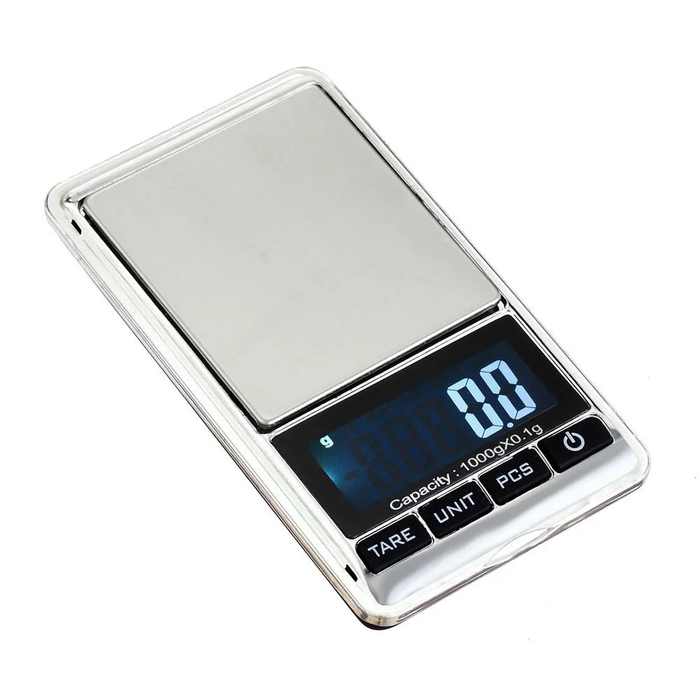 1000g/0.1g Pocket Digital Scale Jewelry Weigh Balance LCD Display - 2