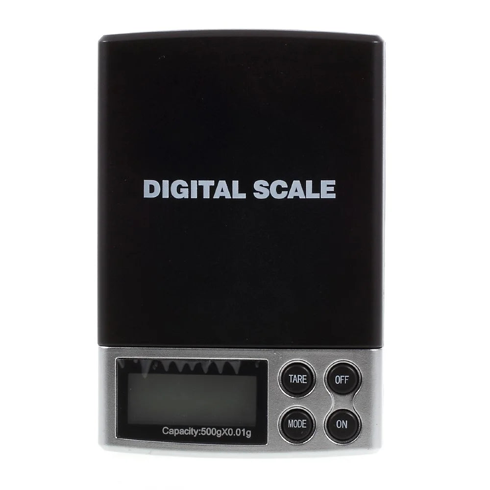 HF-06 500g/0.01g Digital Pocket Scale Jewelry Weighing Electronic Balance with Back-lit LCD - 3