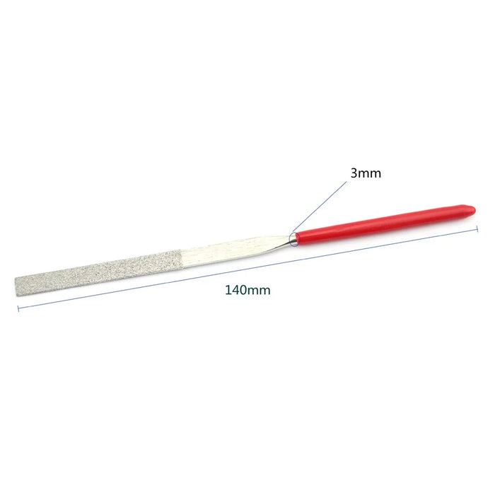 10 in 1 Rubber Coated Handle Square Round Triangle Needle Files Set - 5