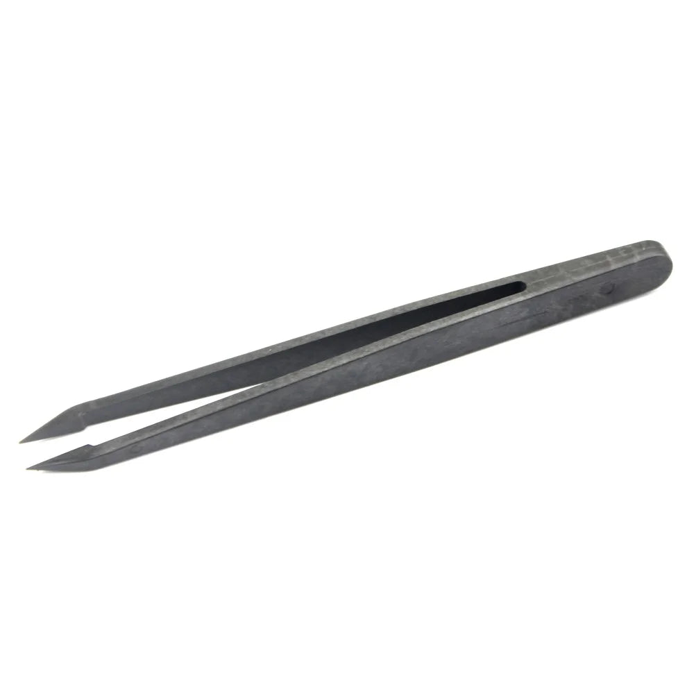 JF-S12 Professional Carbon Fiber Long Tip Tweezers - 1