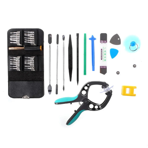 38-In-1 Mobile Phone Screen Opening Tool Kit with Screwdriver Pliers Pry Tools - 1