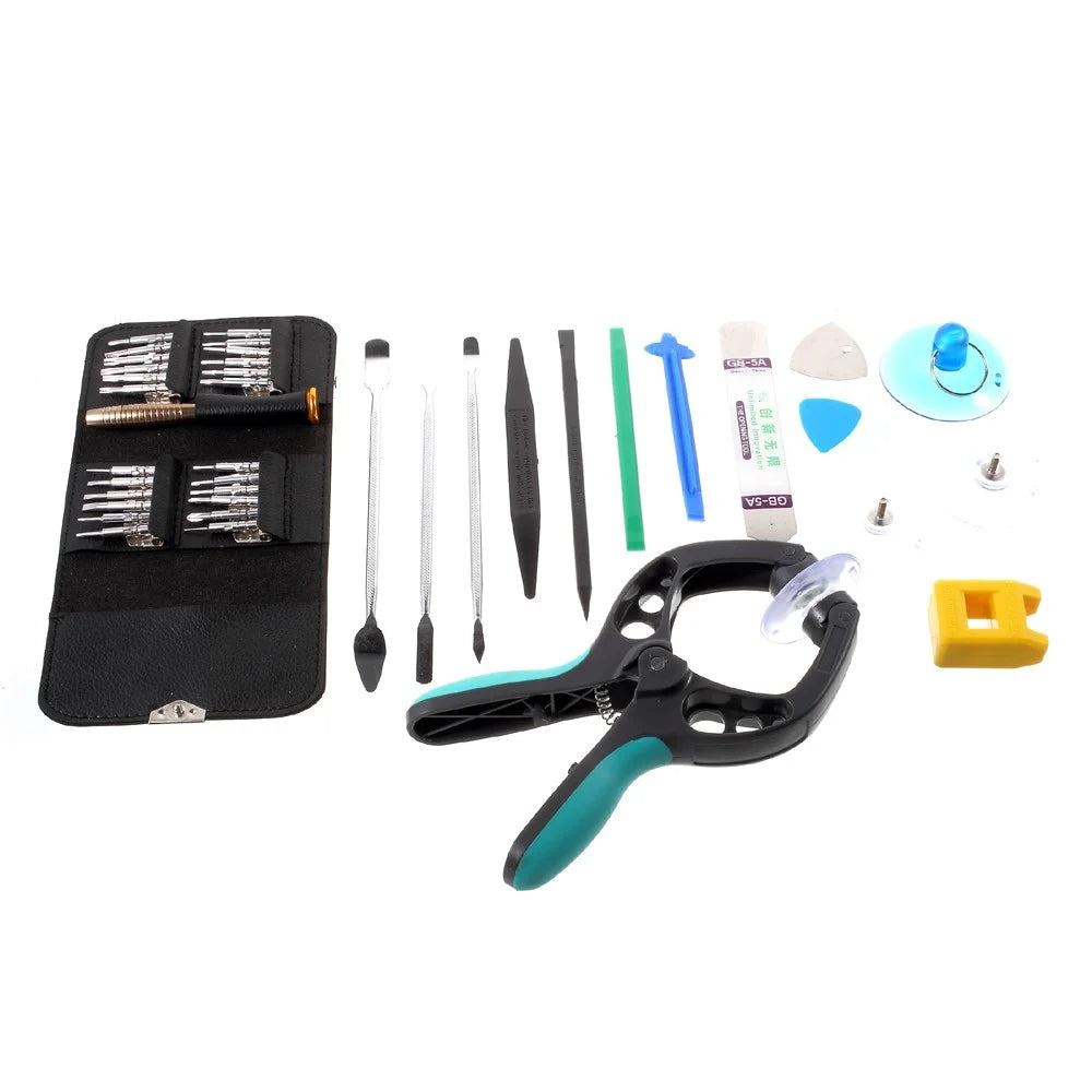 38-In-1 Mobile Phone Screen Opening Tool Kit with Screwdriver Pliers Pry Tools - 2