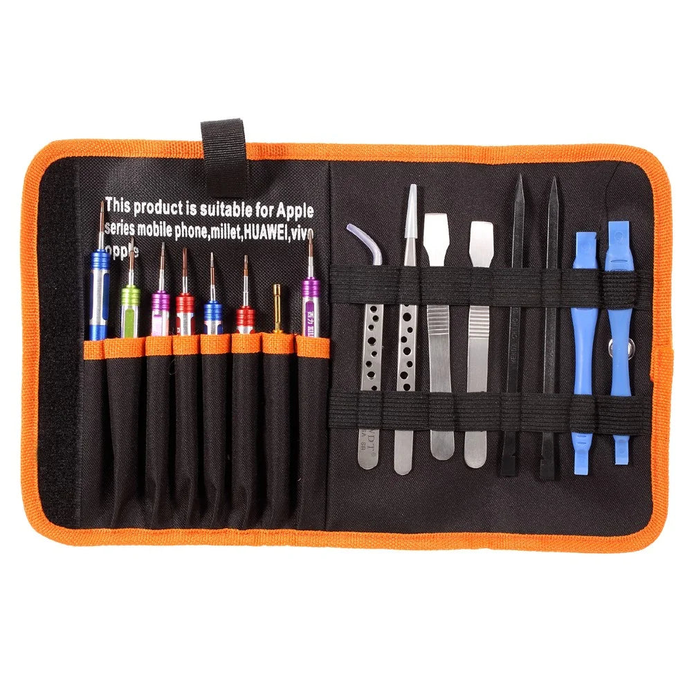 16-In-1 Screwdriver Pry Bar Mobile Phone Repair Tool Kit for iPhone Huawei Etc (SW-1090-6) - 1