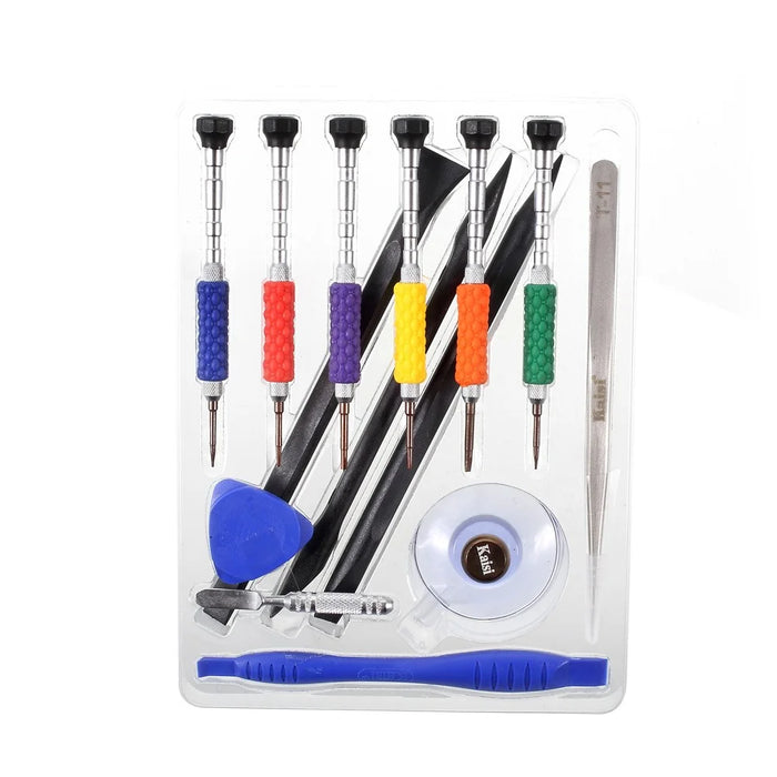 KAISI kt3601 14-in-1 Precision Mobile Phone Repair Screwdriver Tool Set With Spudger Tool for iPhone 7 - 1