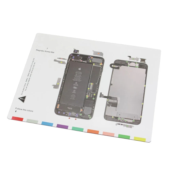 For iPhone 7 4.7 Professional Magnetic Screw Mat Chart Repair Tool - 2