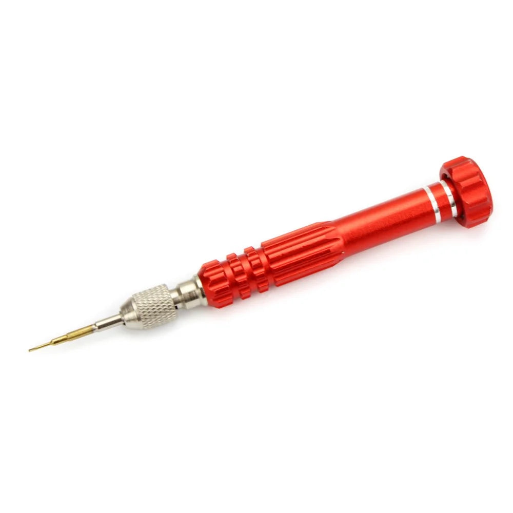 5-in-1 Professional Disassembling Repair Opening Tool Screwdriver Set for iPhone Repair - Red - 4