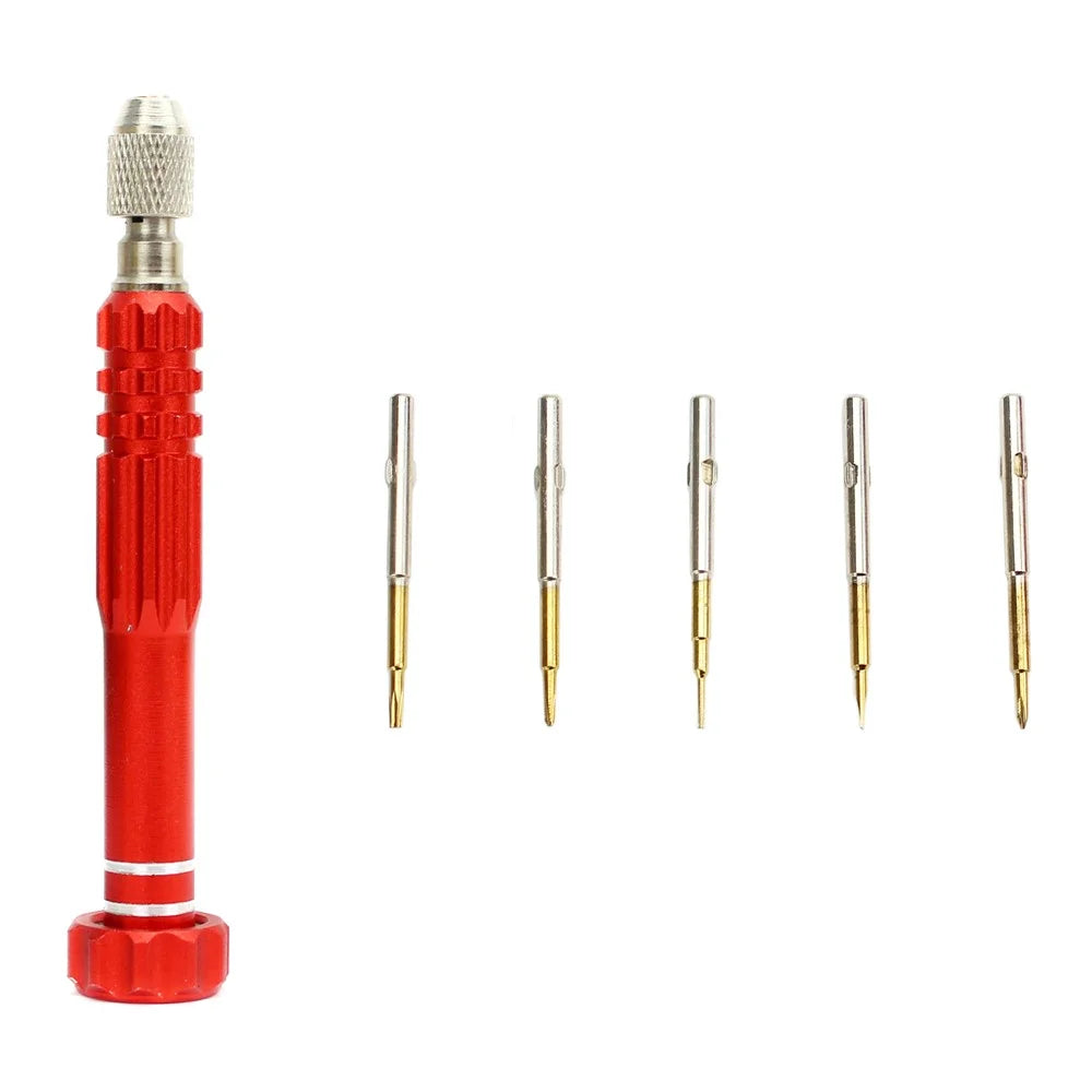JF-872 5-in-1 Magnetic Screw Mat + Screwdriver Pry Disassemble Repair Tool Kit for iPhone Samsung Sony - 5
