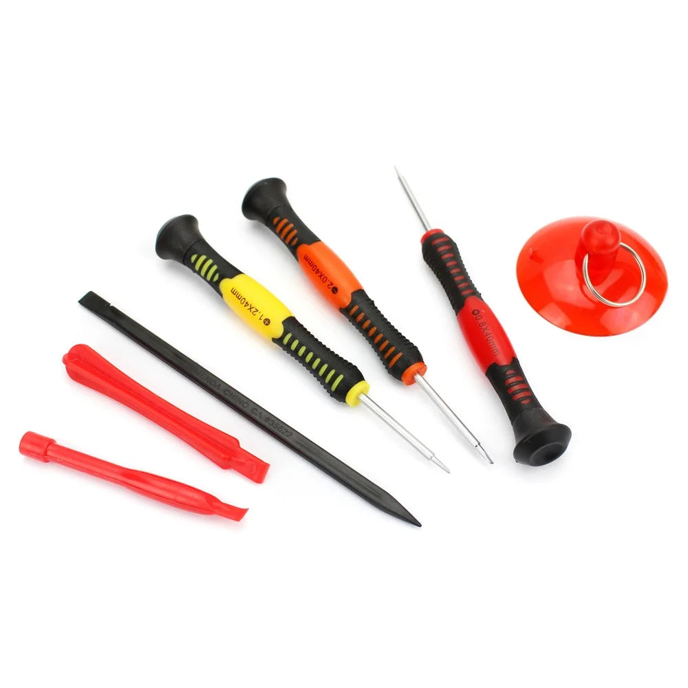 JF-876 7-in-1 Screwdriver Pry Tool Disassemble Opening Repair Kit for iPhone Samsung - 1