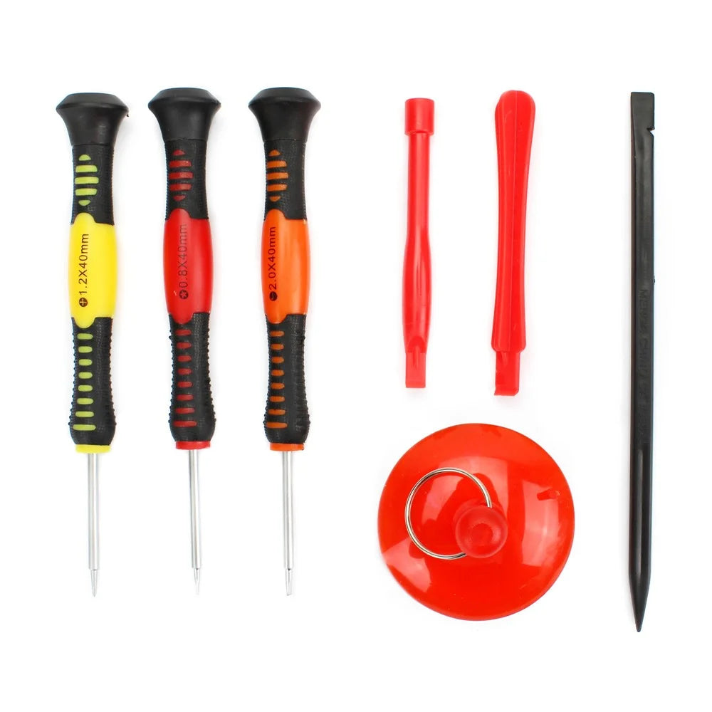 JF-876 7-in-1 Screwdriver Pry Tool Disassemble Opening Repair Kit for iPhone Samsung - 2