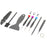 JF-876 9-in-1 Screwdriver Pry Disassemble Opening Tool Kit for iPhone Samsung - 1