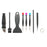 JF-876 9-in-1 Screwdriver Pry Disassemble Opening Tool Kit for iPhone Samsung - 2
