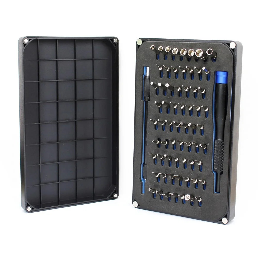 66-in-1 64 Bits Precision Screwdriver Repairing Disassembly Tool Set for iPhone Samsung Etc. - 1