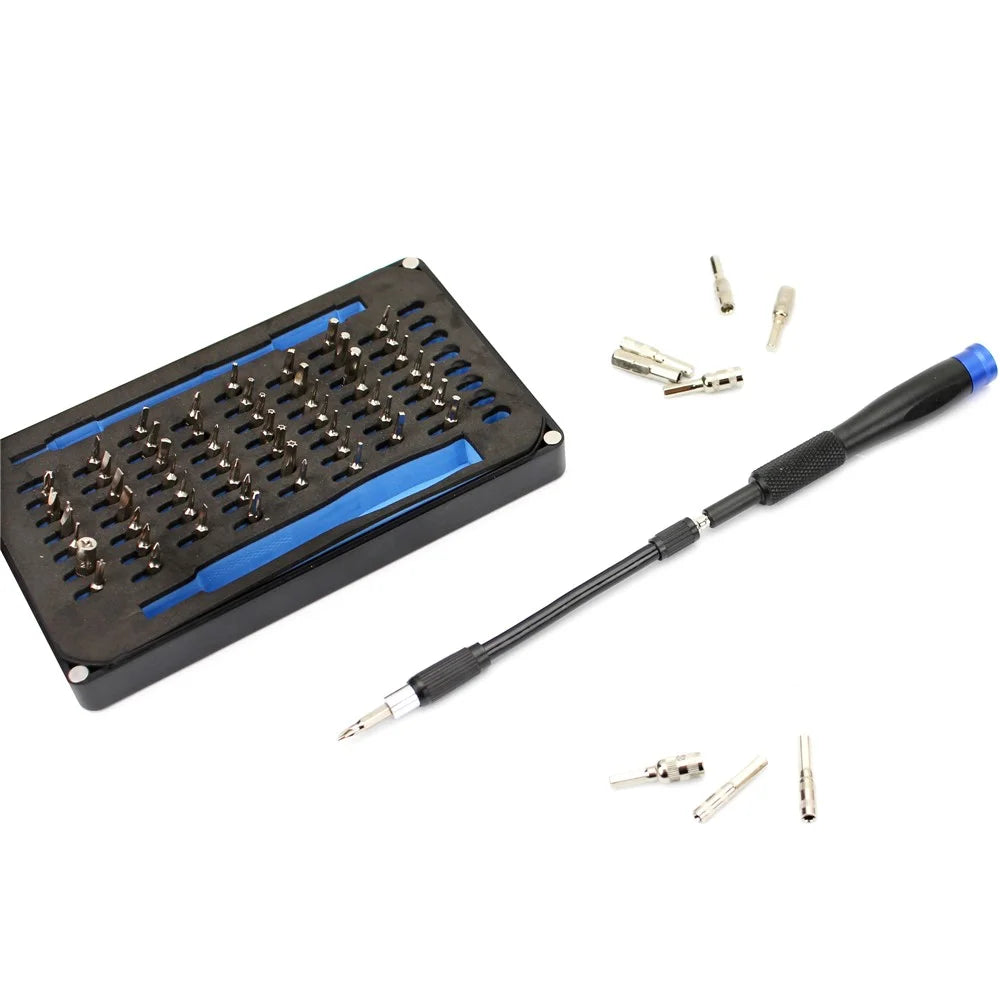 66-in-1 64 Bits Precision Screwdriver Repairing Disassembly Tool Set for iPhone Samsung Etc. - 7