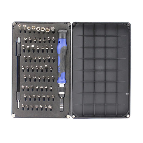 66-in-1 64 Bits Precision Screwdriver Tool Set JF-64B for iPhone Samsung Repairing Disassembly - 1