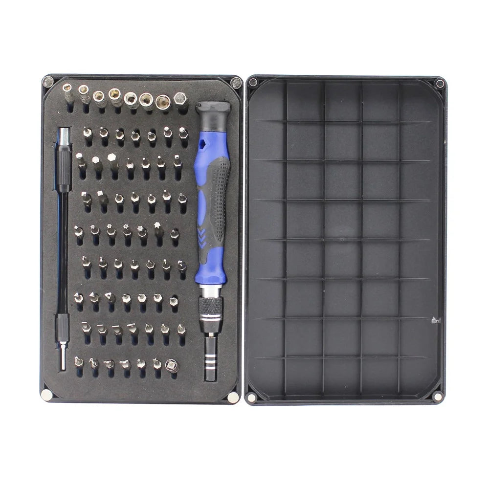 66-in-1 64 Bits Precision Screwdriver Tool Set JF-64B for iPhone Samsung Repairing Disassembly - 1