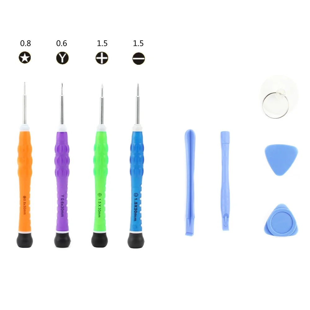JF-611 Professional 9-in-1 Screwdriver Pry Disassemble Repair Tool Set - 1