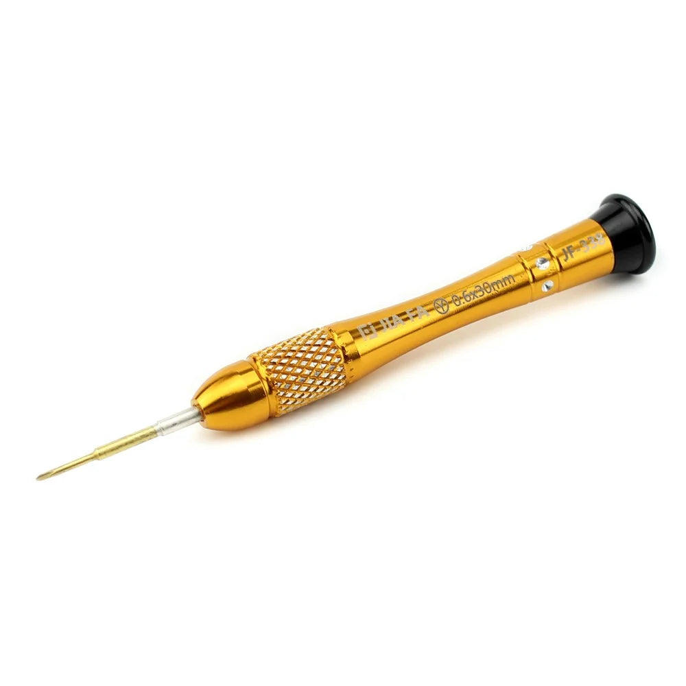 Anti-slip Handle Y0.6x30mm Tri-wing Screwdriver Repair Tool - Gold Color - 2