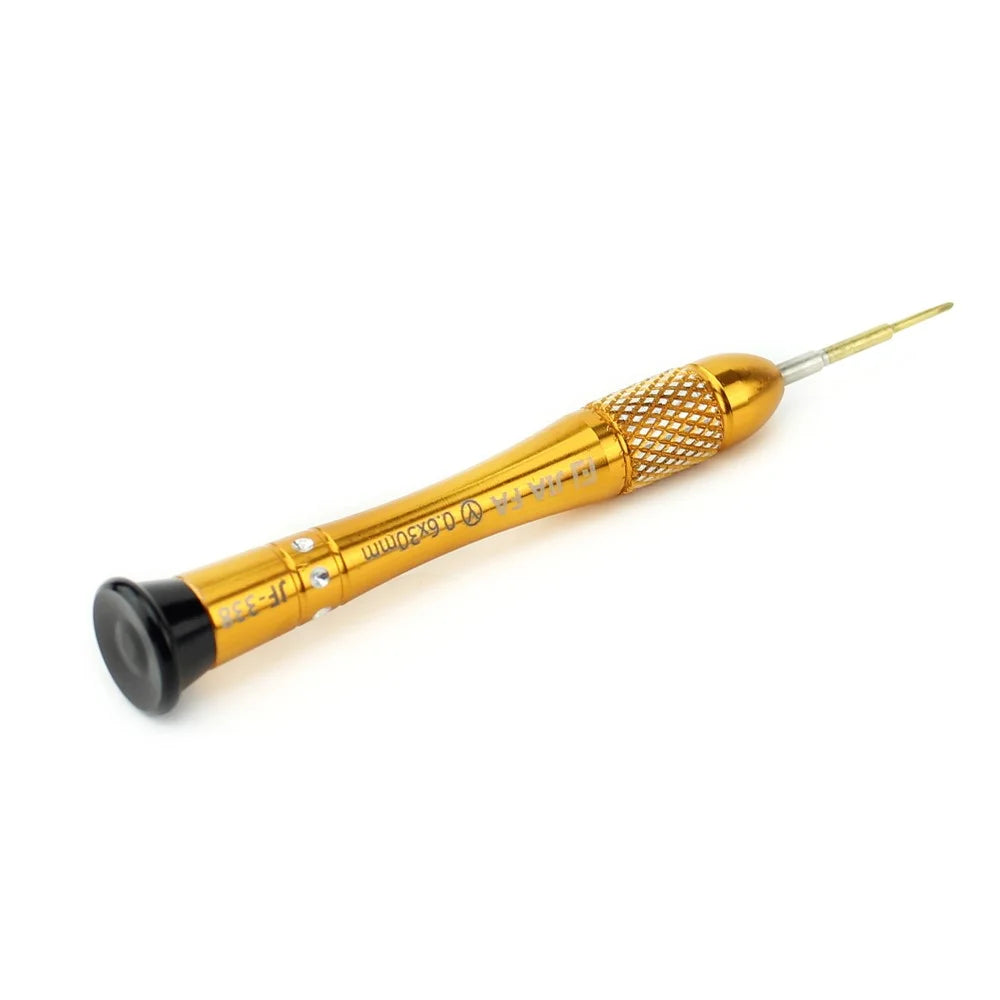 Anti-slip Handle Y0.6x30mm Tri-wing Screwdriver Repair Tool - Gold Color - 3