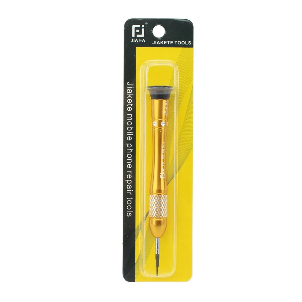 Anti-slip Handle Y0.6x30mm Tri-wing Screwdriver Repair Tool - Gold Color - 5