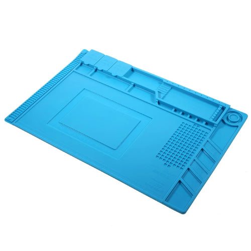 Professional Soldering Station Mat Magnetic Heat Insulation Silicone Pad Maintenance Platform for Phone Repair - 1