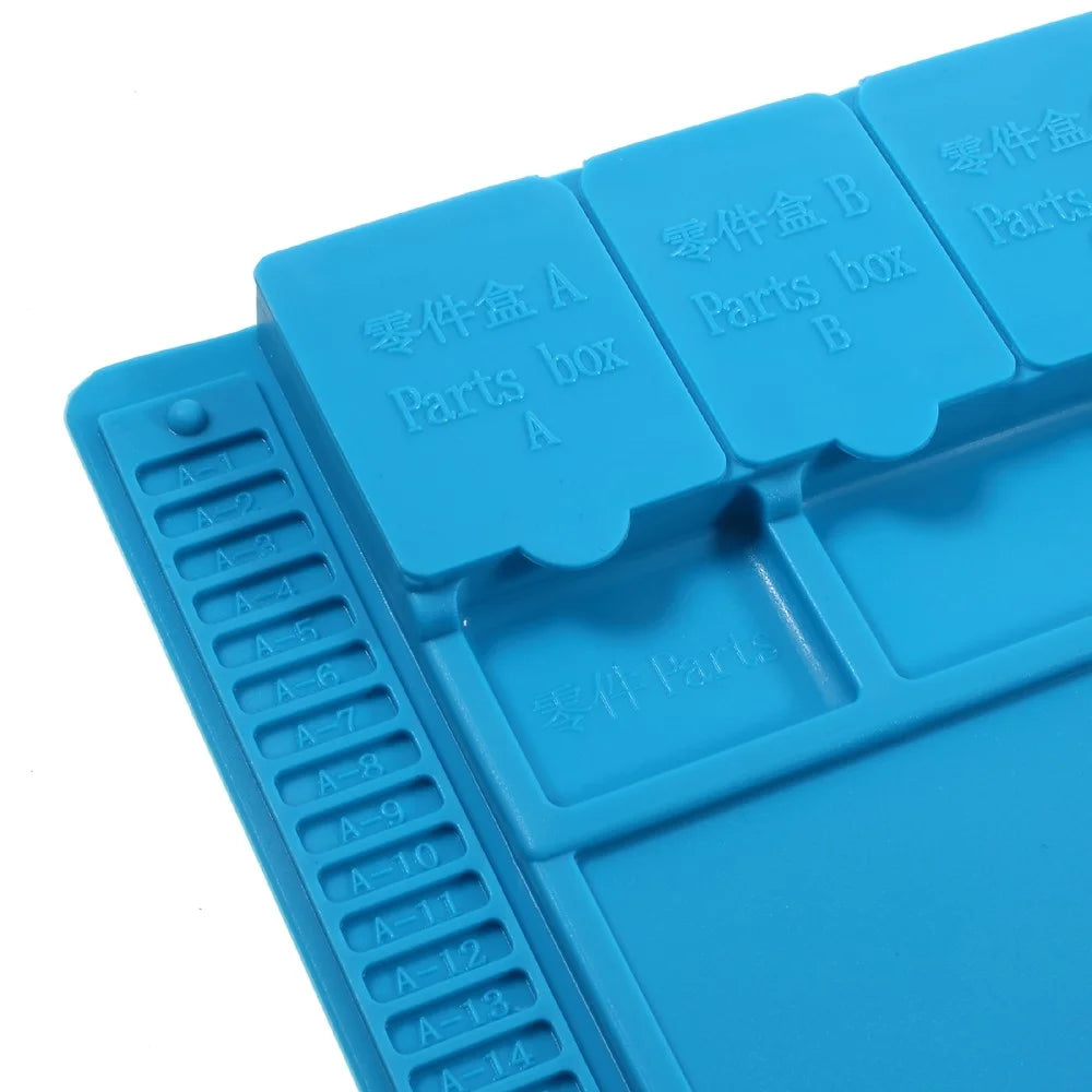 Professional Soldering Station Mat Magnetic Heat Insulation Silicone Pad Maintenance Platform for Phone Repair - 3