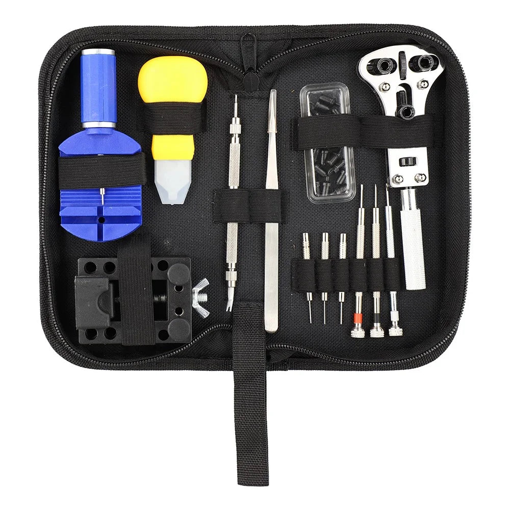 Professional 13Pcs / Set Watch Disassembly Tool Wrist Watch Repair Kit with Storage Bag - 1