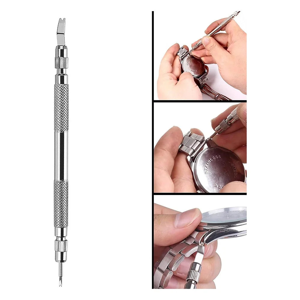 Professional 13Pcs / Set Watch Disassembly Tool Wrist Watch Repair Kit with Storage Bag - 3