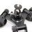 Triple Suction Cup Mount for GoPro Series Cameras with Ball Head Tripod 1/4" Mount - 3