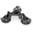 Triple Suction Cup Mount for GoPro Series Cameras with Ball Head Tripod 1/4" Mount - 5