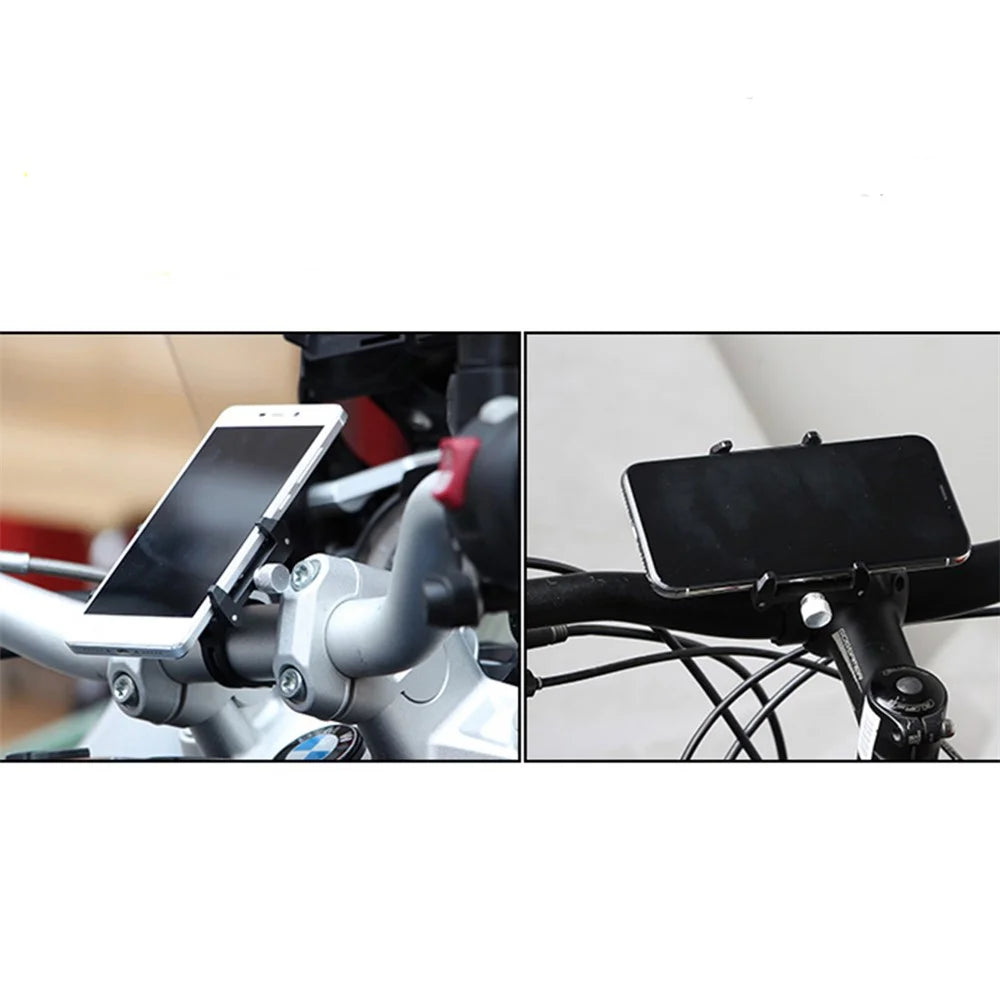 AT759 GUB PRO1 Aluminum Alloy Bicycle Handlebar Holder Phone Holder Mount, Clamp Size: 50-100mm - Black - 5