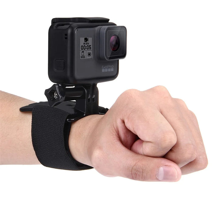 PULUZ PU93 Adjustable Wrist Strap Mount for GoPro HERO5/4/3+/3/2/1 - Black - 3