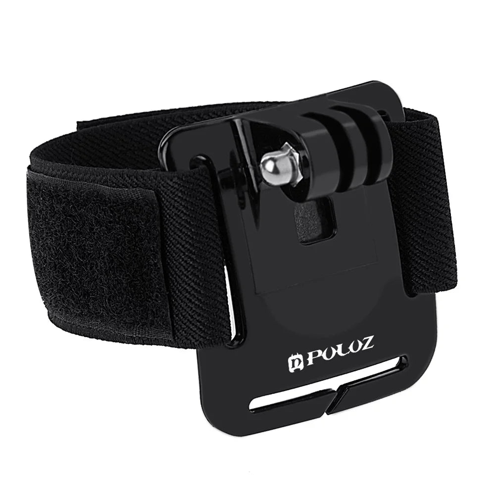 PULUZ PU93 Adjustable Wrist Strap Mount for GoPro HERO5/4/3+/3/2/1 - Black - 4