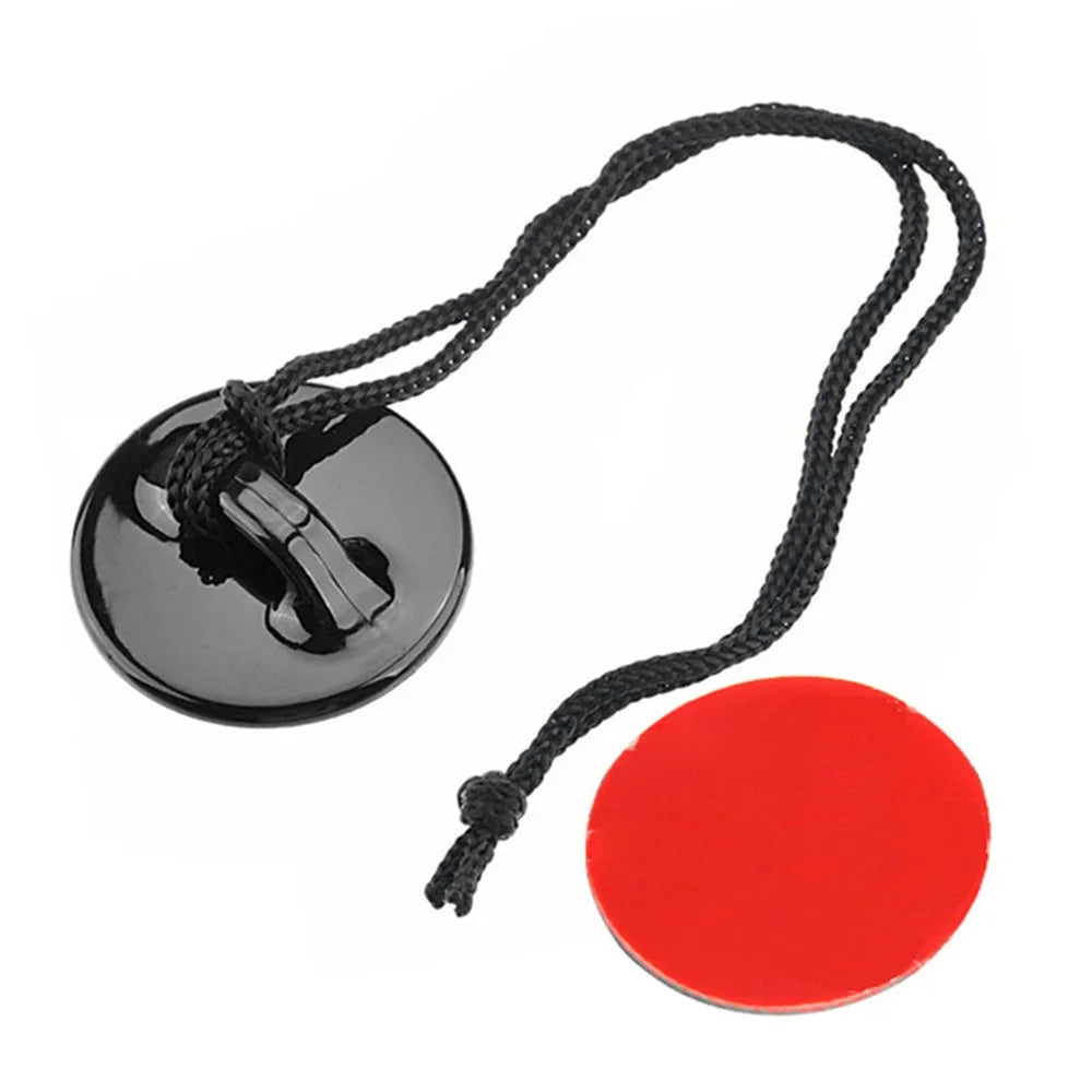 PULUZ PU21 Surf Snowboard Buckle Safety Tethers Strap with Sticker VHB Mount Pad for GoPro HERO4/3+/3/2/1 - Black - 1