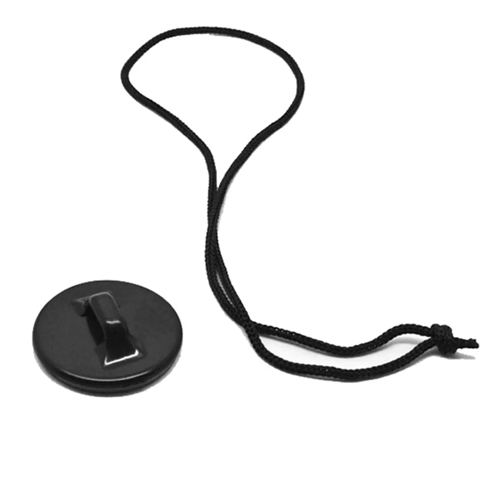 PULUZ PU21 Surf Snowboard Buckle Safety Tethers Strap with Sticker VHB Mount Pad for GoPro HERO4/3+/3/2/1 - Black - 2