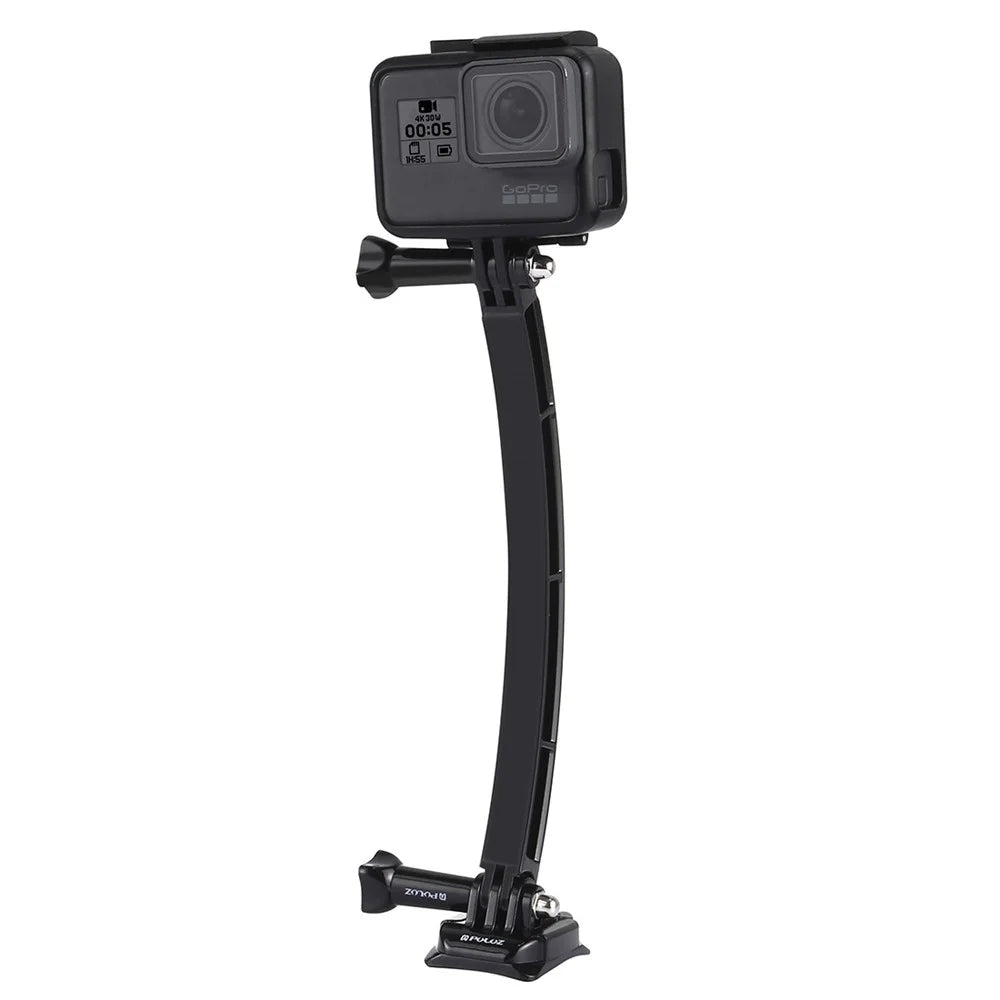 PULUZ PU78 Outdoor Motorcycle Cycling Helmet Extension Arm Set for GoPro Hero 6/5/5 Session/4 Session - 1