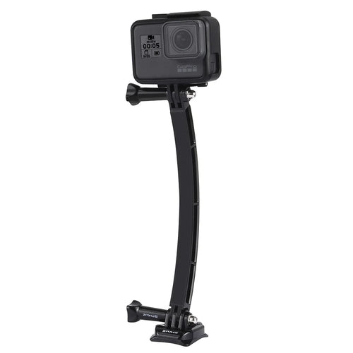 PULUZ PU78 Outdoor Motorcycle Cycling Helmet Extension Arm Set for GoPro Hero 6/5/5 Session/4 Session - 1