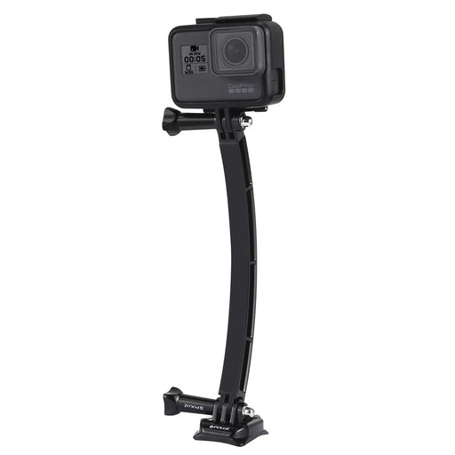 PULUZ PU78 Outdoor Motorcycle Cycling Helmet Extension Arm Set for GoPro Hero 6/5/5 Session/4 Session - 1