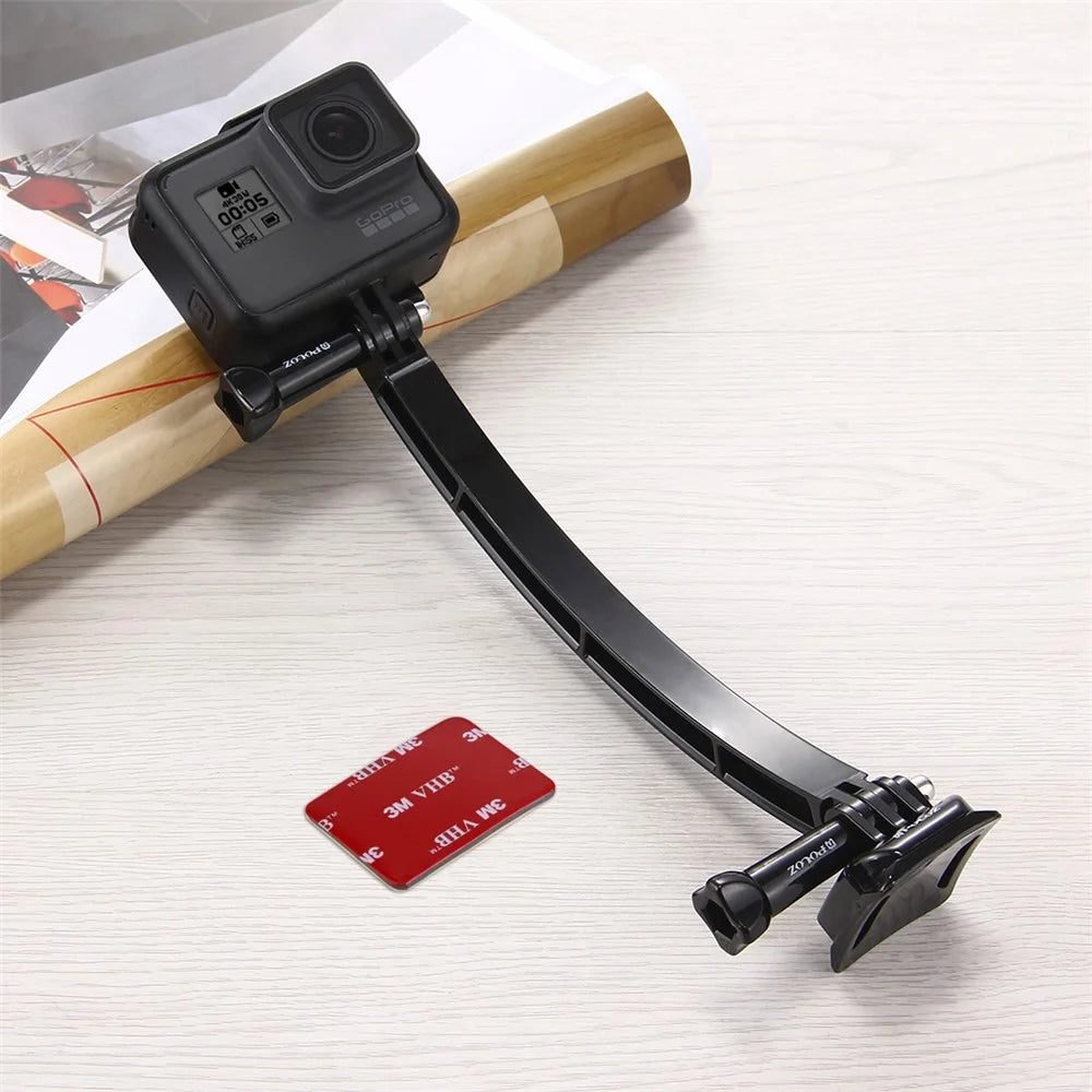 PULUZ PU78 Outdoor Motorcycle Cycling Helmet Extension Arm Set for GoPro Hero 6/5/5 Session/4 Session - 7