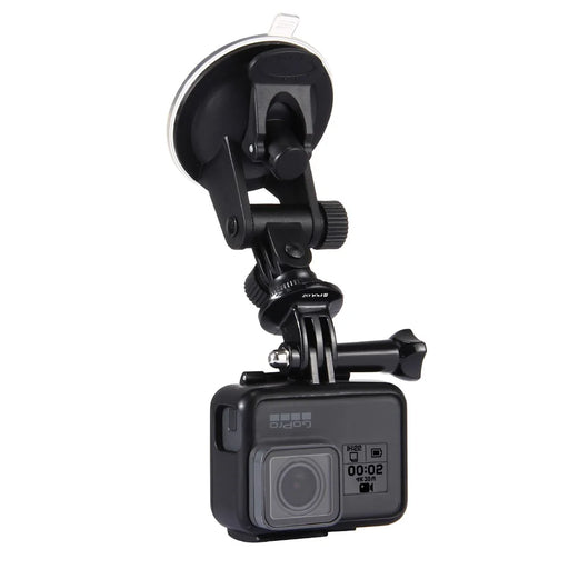 PULUZ PU51 Car Suction Cup Mount with Screw Tripod Mount Adapter Storage Bag for GoPro Hero 7/6/5, DJI OSMO Action Camera - 1