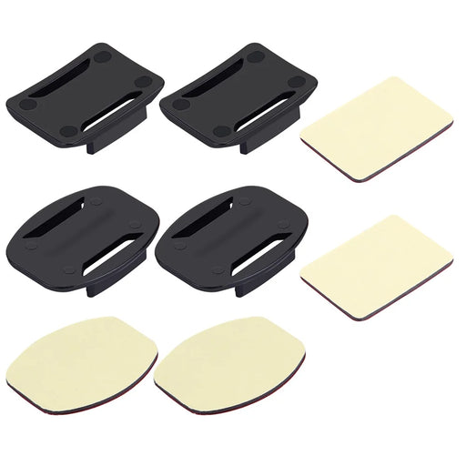 PULUZ 2PCS Curved Surface Mounts + 2PCS Flat Surface Mounts + 4PCS Adhesive Mount Stickers for GoPro Hero 6 / 5 / 5 Session / 4 Session - 1