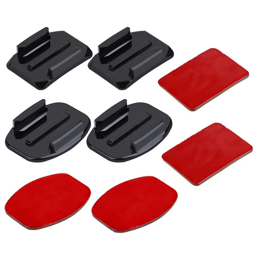 PULUZ 2PCS Curved Surface Mounts + 2PCS Flat Surface Mounts + 4PCS Adhesive Mount Stickers for GoPro Hero 6 / 5 / 5 Session / 4 Session - 2
