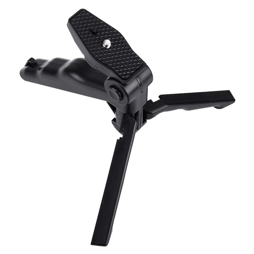 PULUZ PU191 Grip Folding Tripod Mount with Adapter & Screws for GoPro HERO6 /5 /4 /3+ /3 /2 /1, SJ4000, Digital Cameras - 2