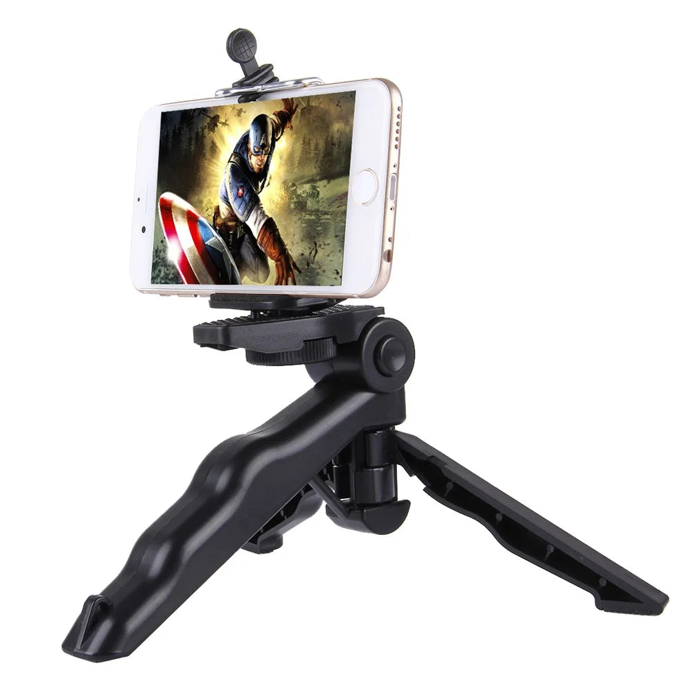 PULUZ PU191 Grip Folding Tripod Mount with Adapter & Screws for GoPro HERO6 /5 /4 /3+ /3 /2 /1, SJ4000, Digital Cameras - 4