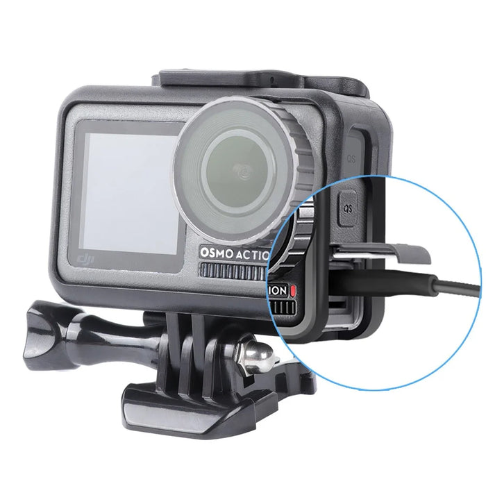 Anti-fall PC Protective Frame Cage Camera Shell Guard for DJI Osmo Action Camera - 5