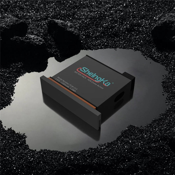 1300MA Li-po Battery with Storage Box Case for DJI OSMO Action Camera Accessories - 3